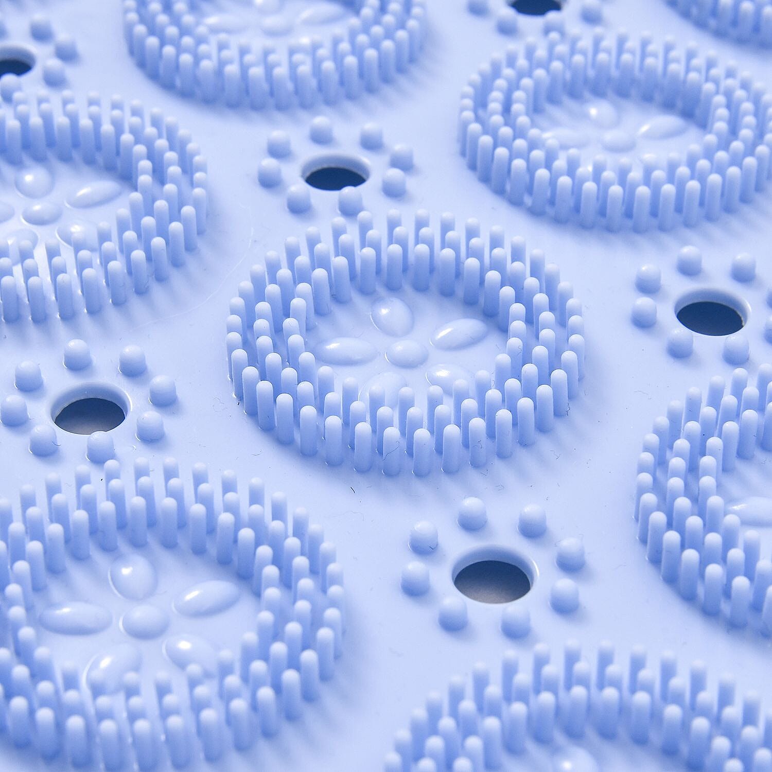 Homesmart Reflexology Shower Mat (Size 55 Cm) - Light Blue