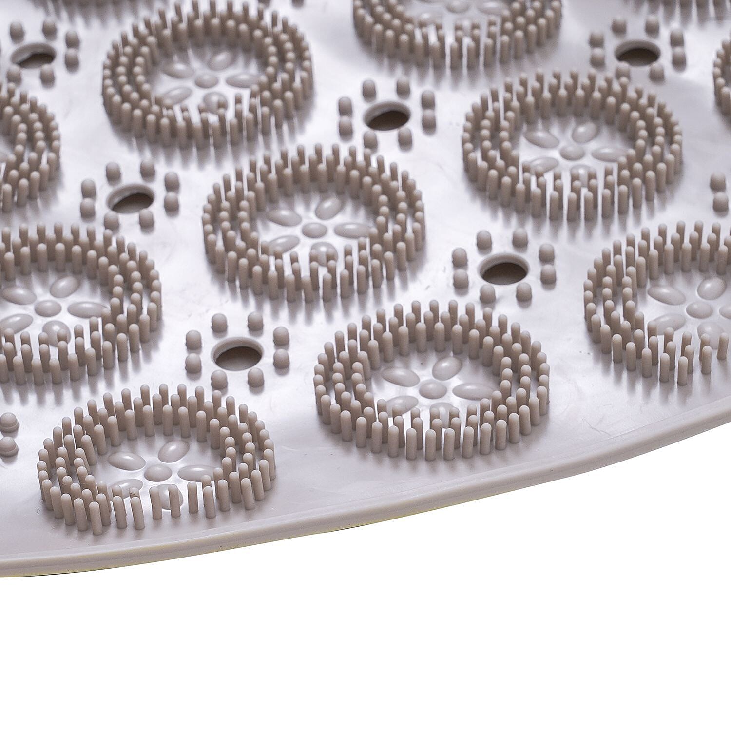 Homesmart Anti-Slip Foot Scrubber Shower Mat (Size 55 Cm) - Grey