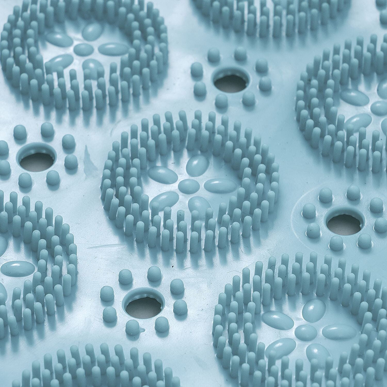 Homesmart Anti-Slip Foot Scrubber Shower Mat (Size 55 Cm) - Green