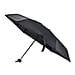 Mini 5 Fold Umbrella with Zipper Fabric Case - Black