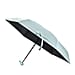 Mini 5 Fold Umbrella with Zipper Fabric Case - Light Green