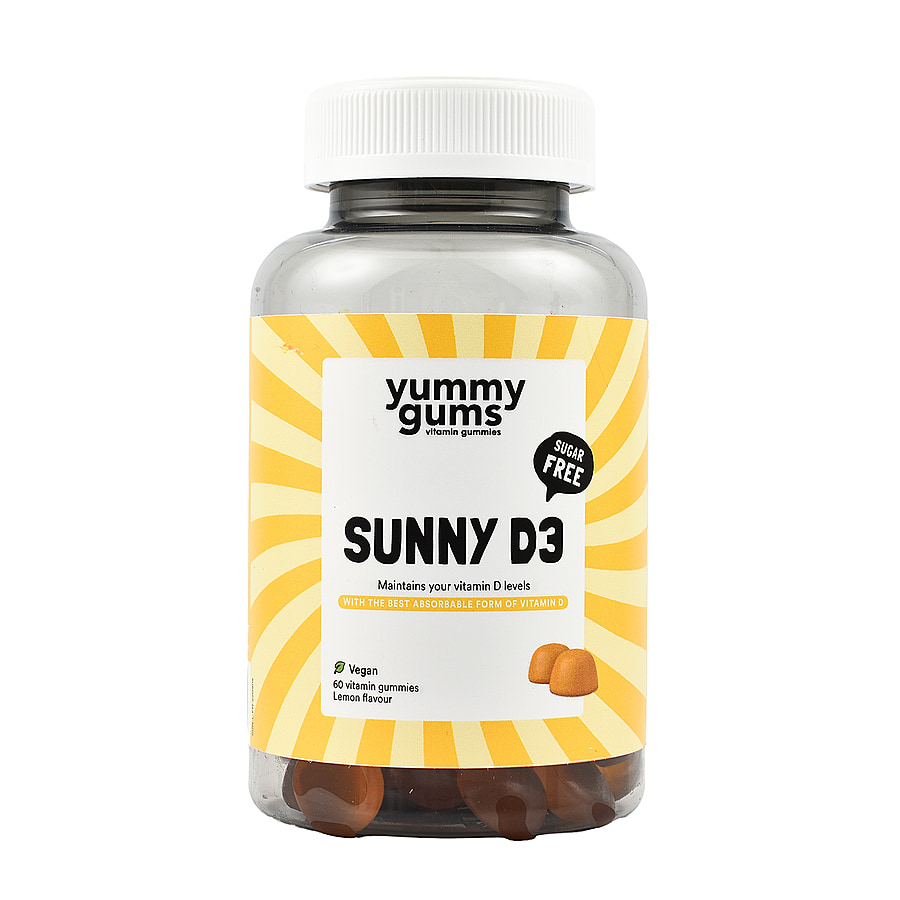 Yummy Gums- Sunny D3 - 60 Gummies