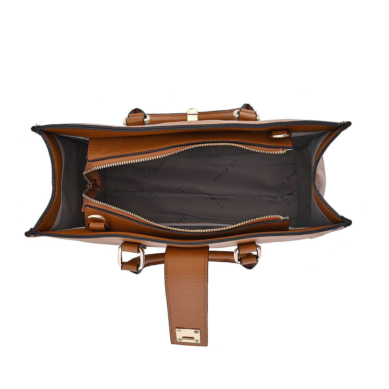 LA MAREY Leopard Pattern Genuine Leather Convertible Bag