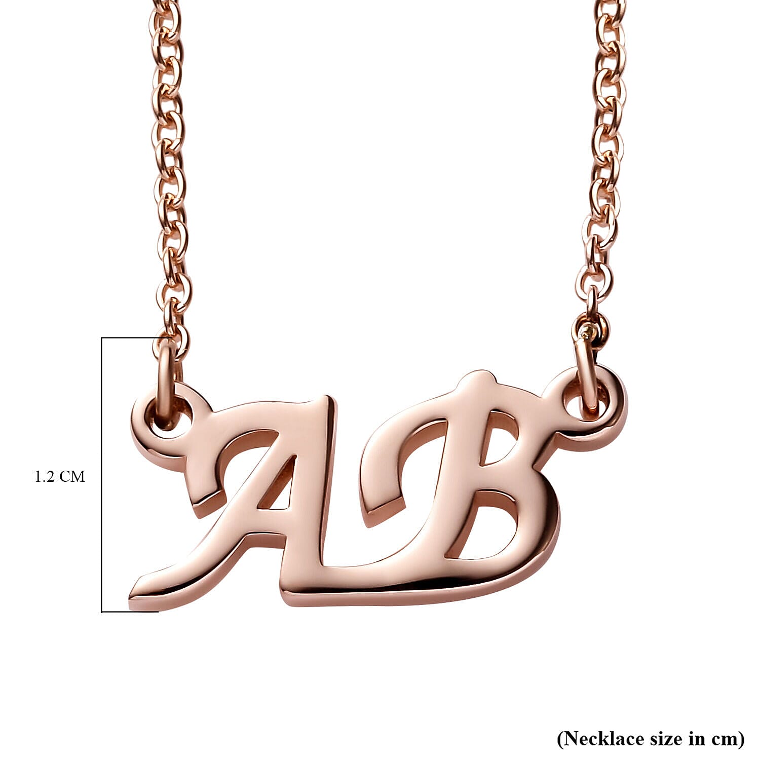 Vermeil RG Sterling Silver Fancy Necklace (Size - 20)