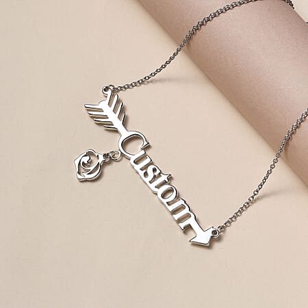 Vermeil RG Sterling Silver Fancy Necklace (Size - 20),  Silver Wt. 8.2 Gms