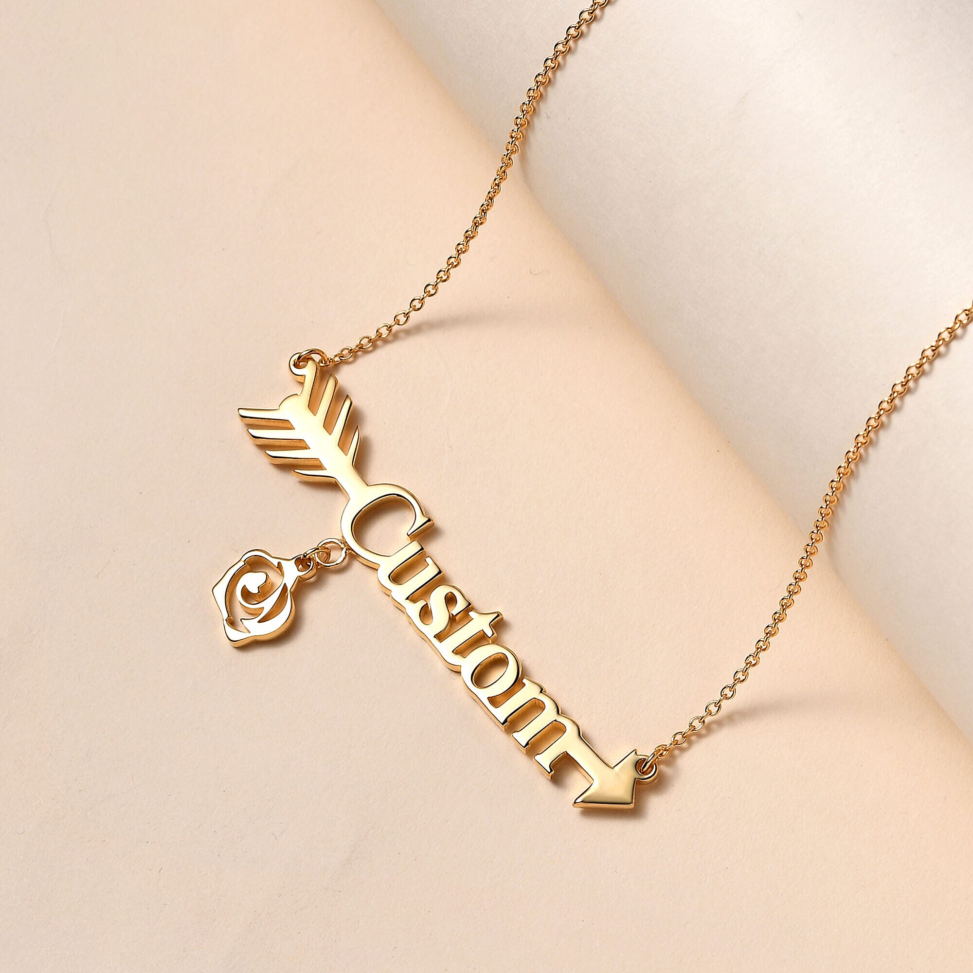 Vermeil Yellow Gold Sterling Silver Necklace (Size - 20), Silver Wt. 8.2 Gms