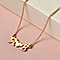 18K Yellow Gold Vermeil Plated Sterling Silver Necklace (Size - 20)