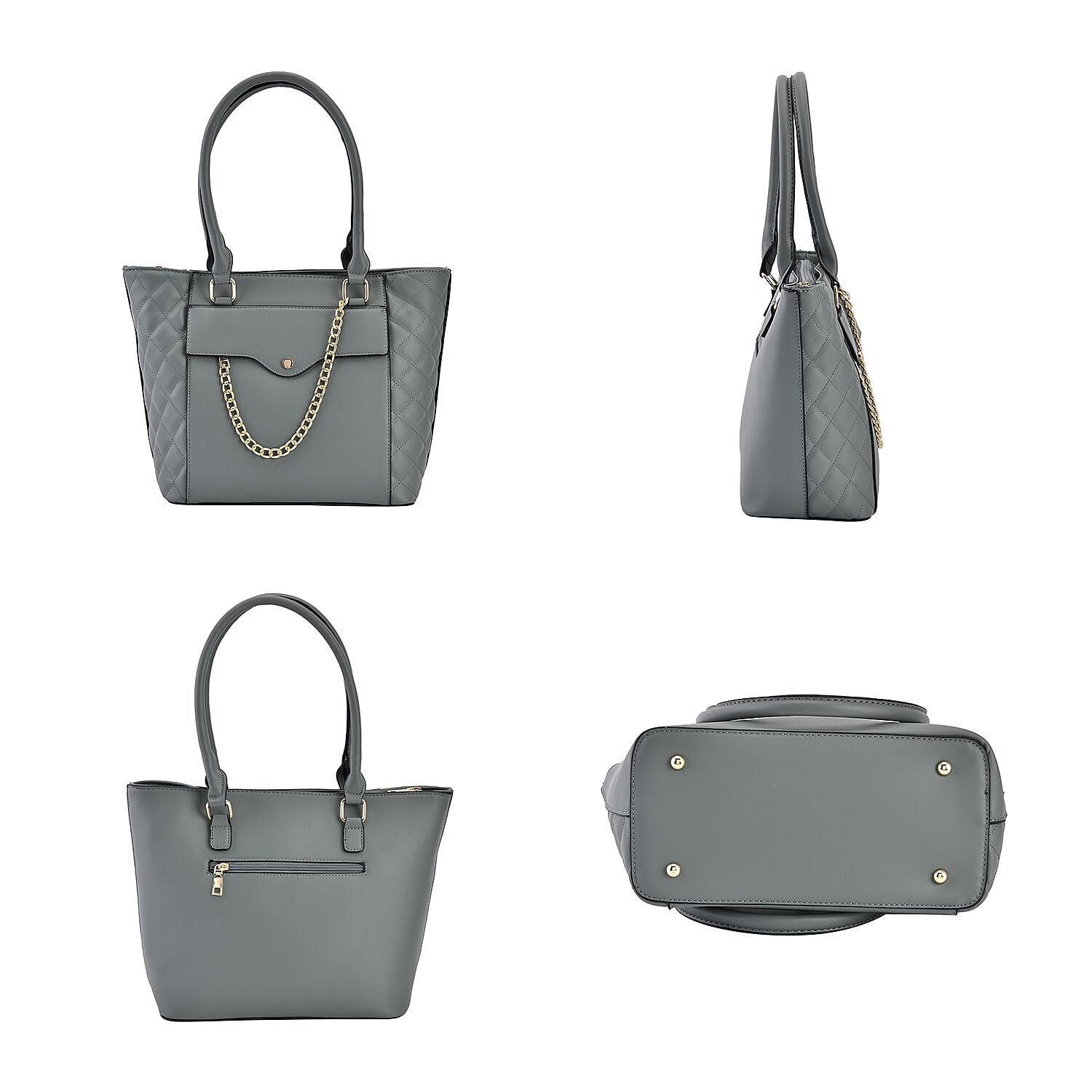 Crossbody Bag with Shoulder Strap (Size 37x27x14 Cm) - Green