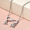 Vermeil RG Sterling Silver Fancy Necklace (Size - 20),  Silver Wt. 6.4 Gms