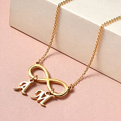 Platinum Overlay Sterling Silver Necklace (Size - 20) With Lobster Clasp