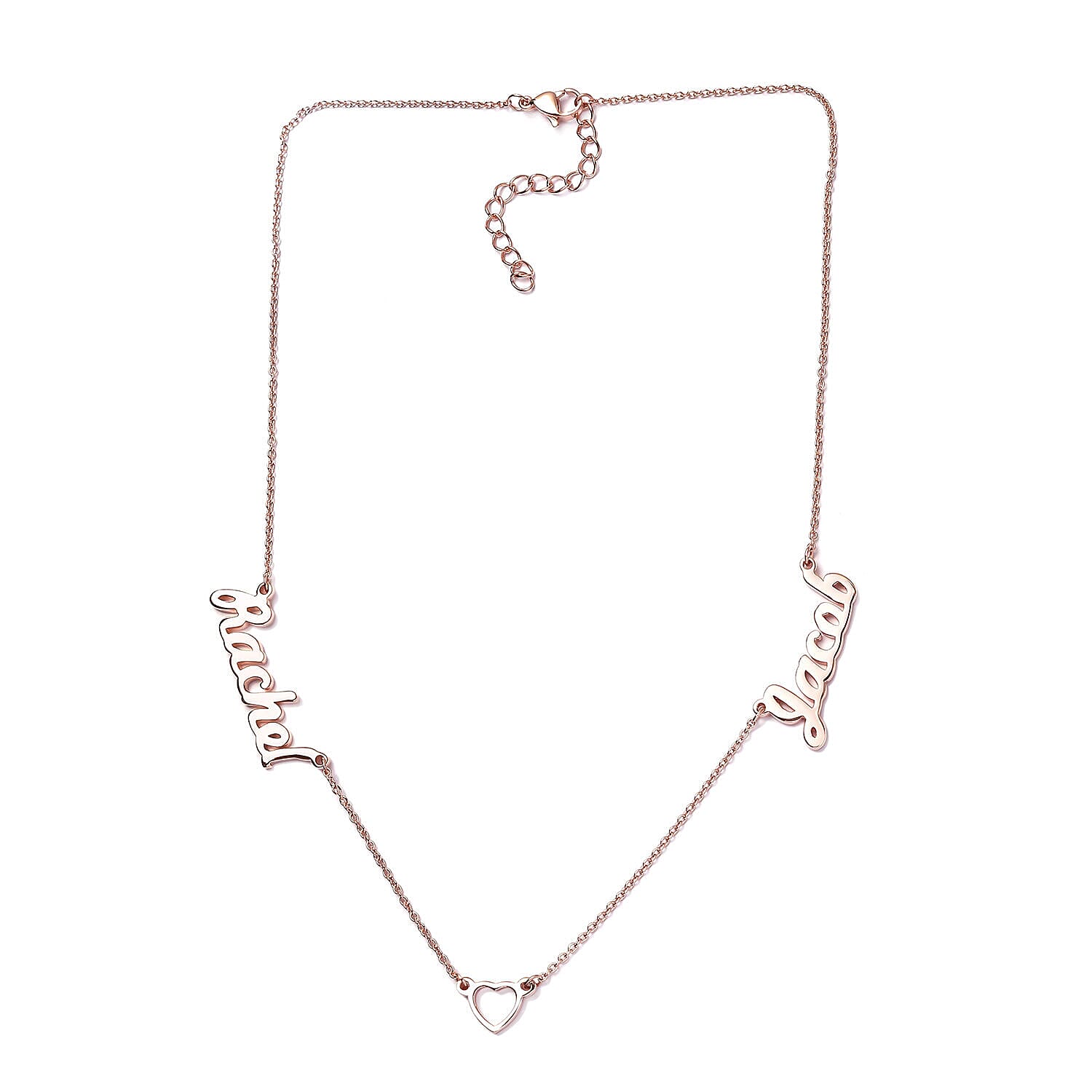 Vermeil RG Sterling Silver Fancy Necklace (Size - 20),  Silver Wt. 9.7 Gms