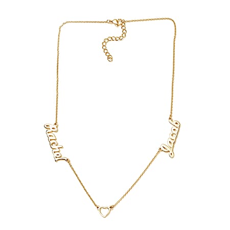 18K Vermeil Yellow Gold Plated Sterling Silver Necklace (Size 20), Silver Wt. 6.24 Gms.