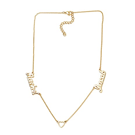 18K Vermeil Yellow Gold Plated Sterling Silver Necklace (Size 20), Silver Wt. 6.24 Gms.