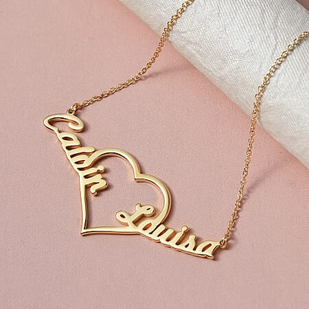 18K Vermeil Yellow Gold Plated Sterling Silver Necklace (Size - 20), Silver Wt. 5.21 Gms.