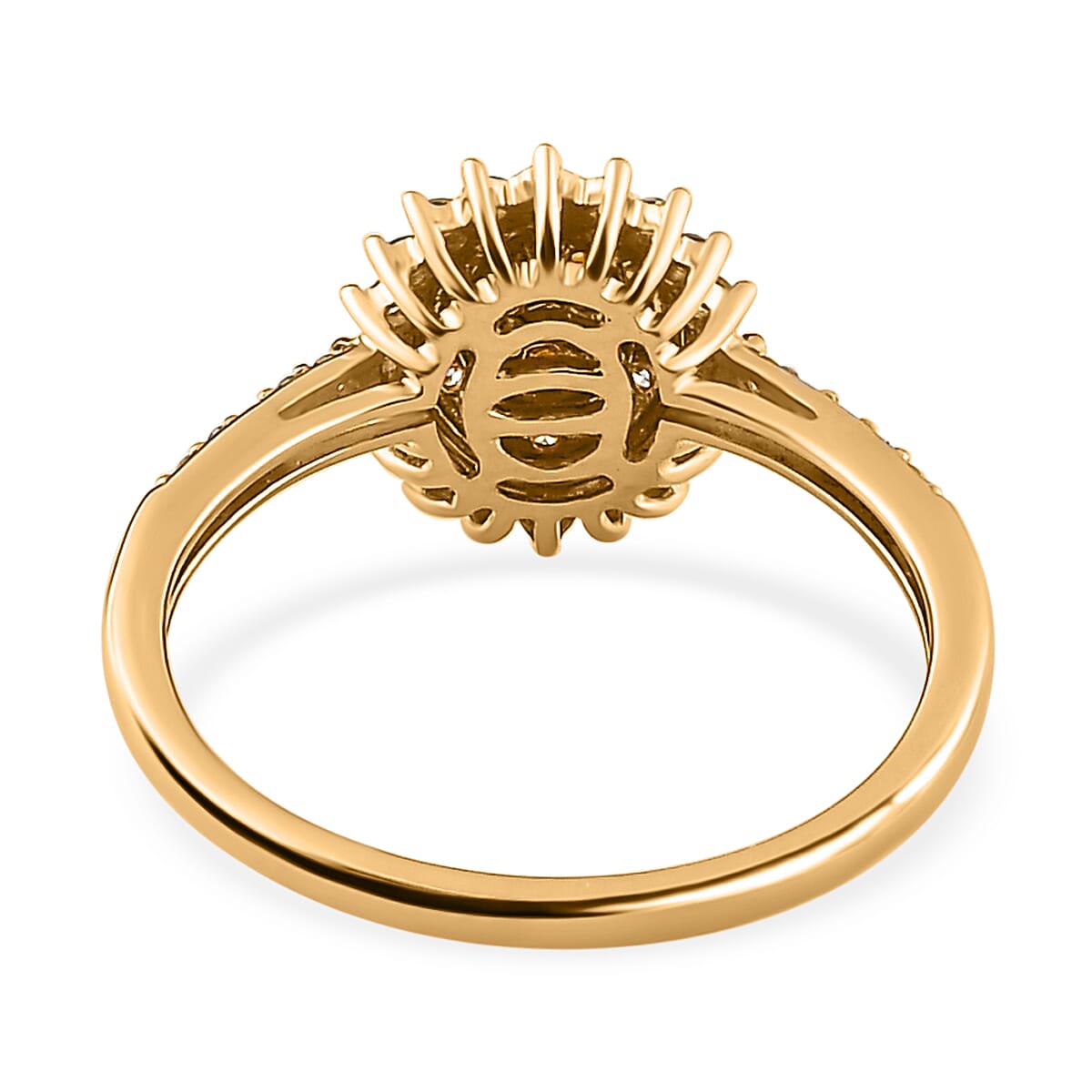 14K Yellow Gold SGL Certified Natural Yellow Diamond (SI-I1) Ring 0.50 Ct.