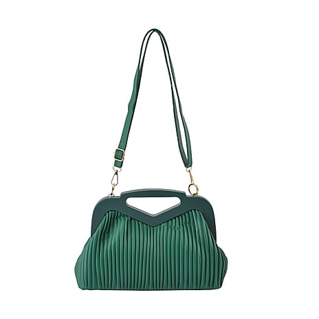 Chic Silhouette Shoulder Bag - Dark Green