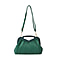 Patterned Crossbody Convertible Bag with 2 Strap (Size 27x17x10 cm) - Dark Green
