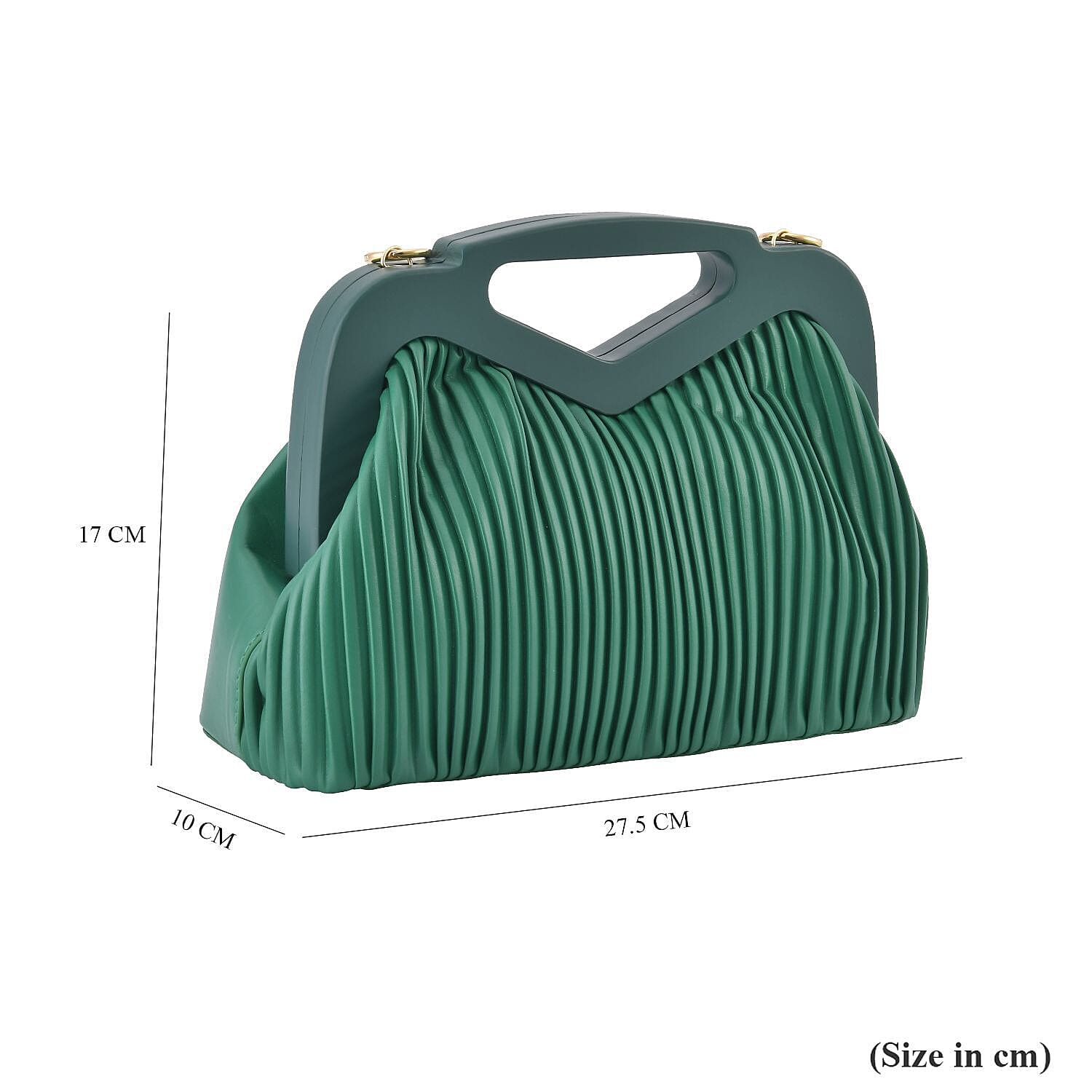 Chic Silhouette Shoulder Bag - Dark Green