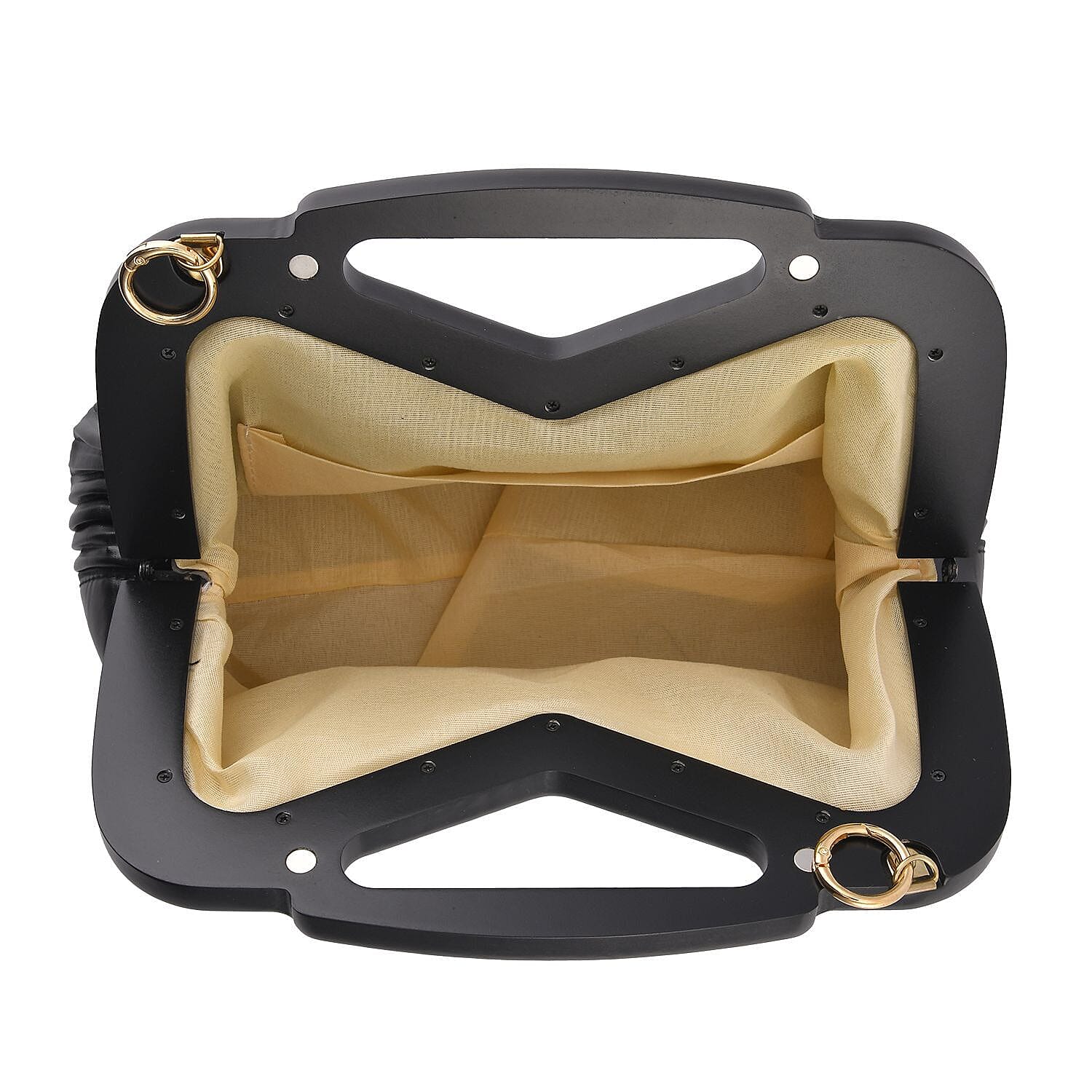 Chic Silhouette Shoulder Bag - Black