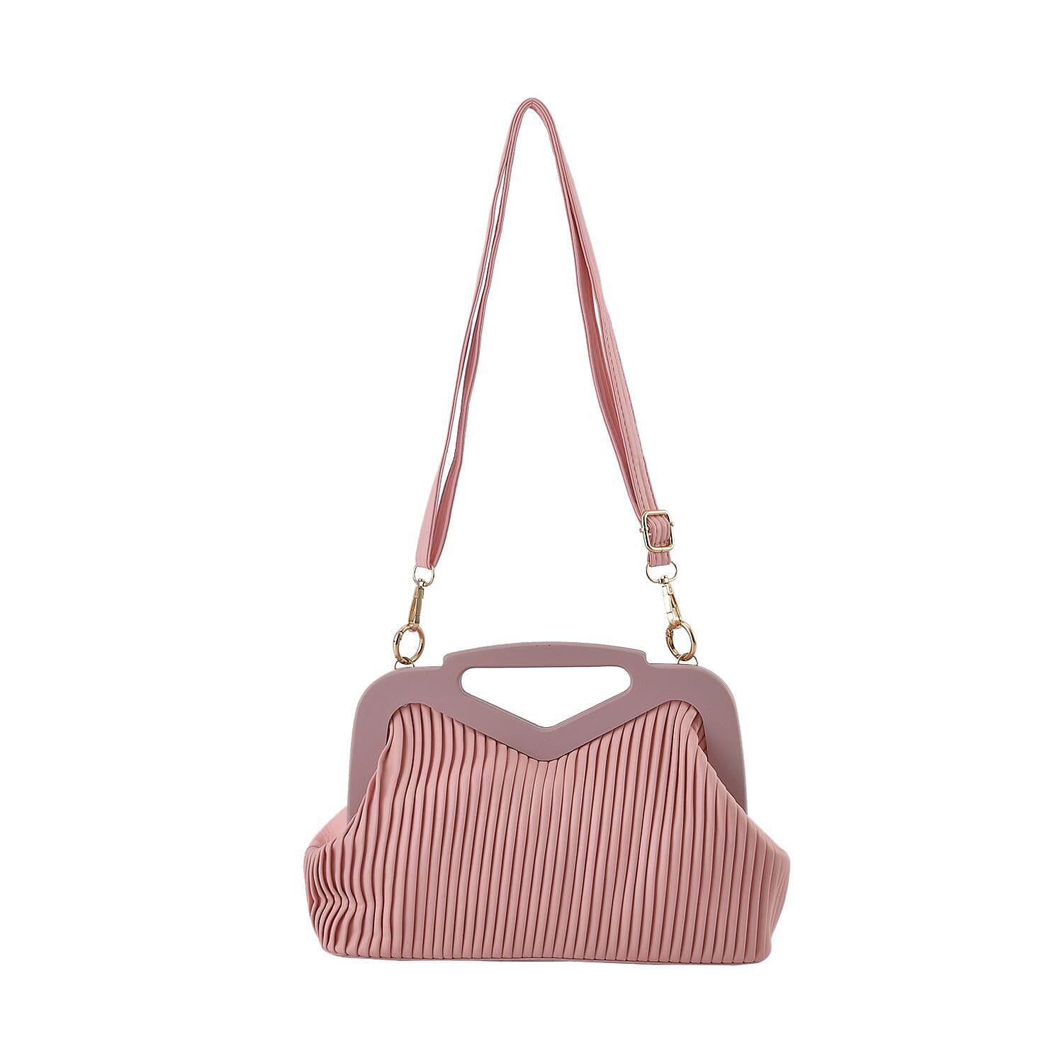 Chic Silhouette Shoulder Bag - Pink