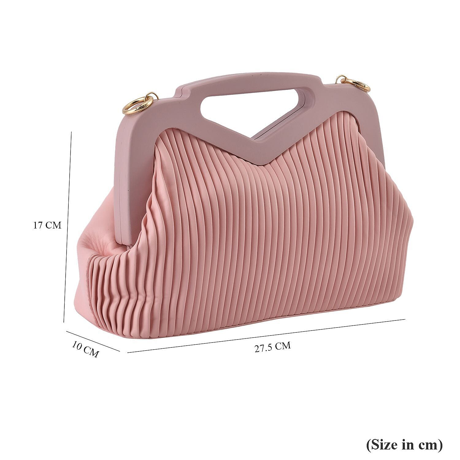 Chic Silhouette Shoulder Bag - Pink