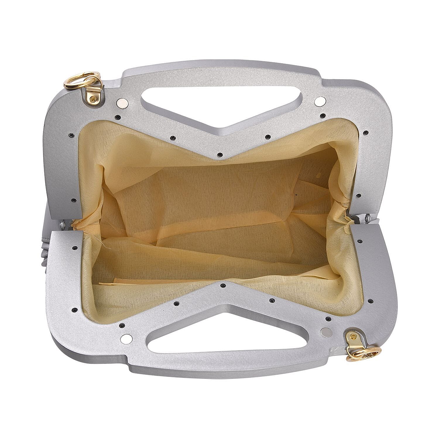 Chic Silhouette Shoulder Bag - Silver