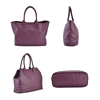 https://tjcuk.sirv.com/Products/72/0/7208951/Set-of-2-Embossed-Weave-Tote-Bag-and-a-Detachable-Coin-Pouch-Size-40x3_7208951_3.jpg?w=342&h=342