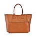 Designer Inspired Embossed Weave Tote Bag and a Detachable Pouch - Navy Blue