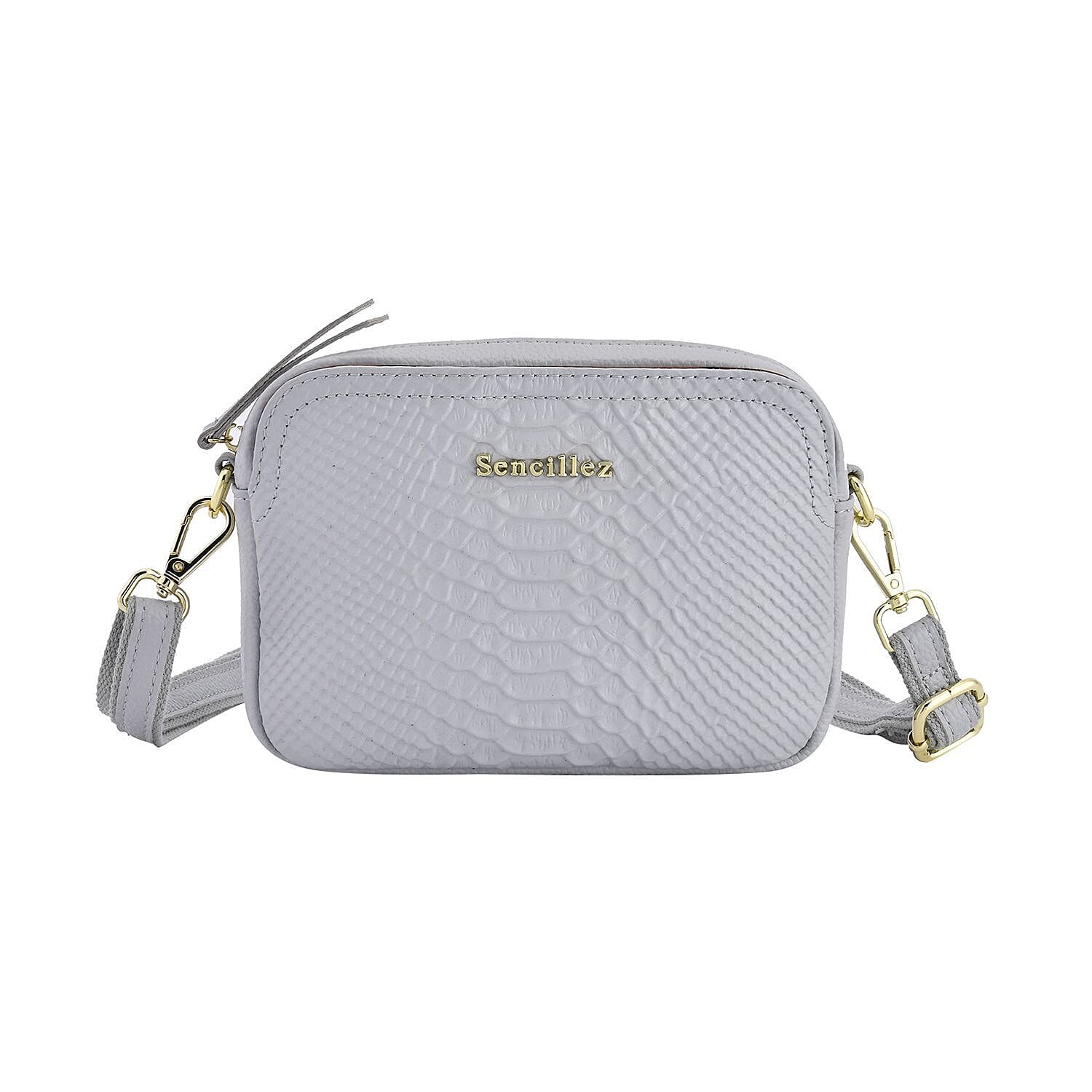 Grey snakeskin bag hotsell