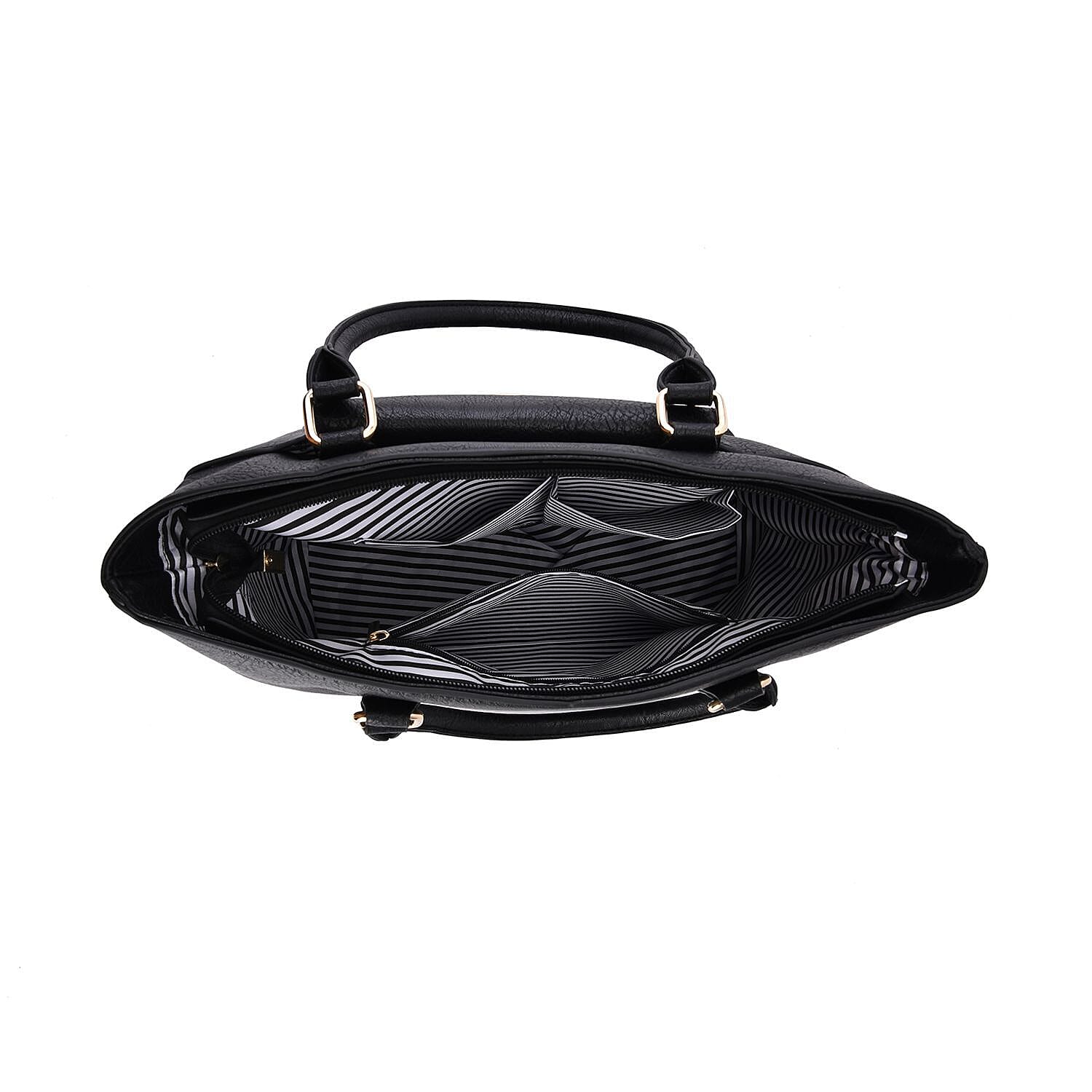 Crossbody Bag with Hand Drop - Grey