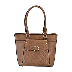 Crossbody Bag with Hand Drop - Grey