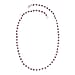OTO - Red Garnet Beads Necklace (Size - 20) Sterling Silver 16.77 Ct.