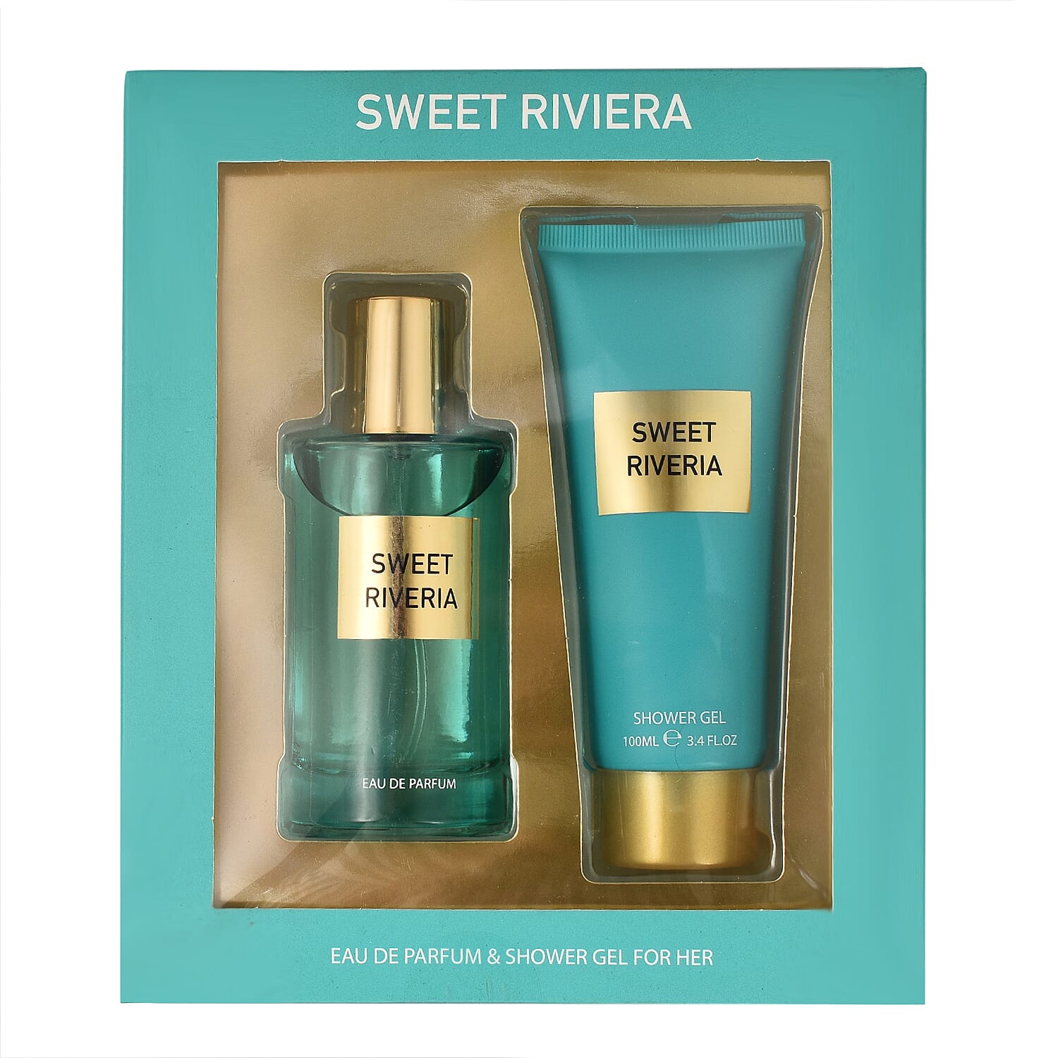 Laurelle 2 Piece Set - Sweet Riviera Eau de Toilette 100ml  & Shower Gel 100ml