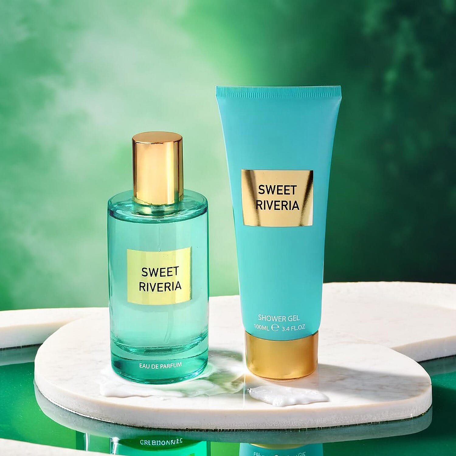 Laurelle 2 Piece Set - Sweet Riviera Eau de Toilette 100ml  & Shower Gel 100ml