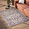 100% Cotton Digital Printed Rug and Door Mat (Size 180x120 cm) - Peach & Multic