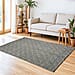 Cotton Digital Rug and Door Mat (Size 120x1 cm) - Green & Multicolor
