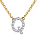 9K Yellow Gold  VS   White Diamond  G, VS NecklaceE (Size - 17) 0.05 ct,  Gold Wt. 1.2 Gms  0.050  Ct.