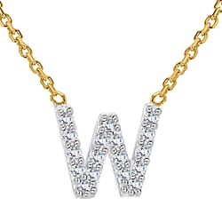 9K Yellow Gold  VS   White Diamond  G, VS NecklaceE (Size - 17) 0.05 ct,  Gold Wt. 1.2 Gms  0.050  Ct.