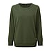 EMRECO Fleece Lined Sweater with Long Sleeves - Green
