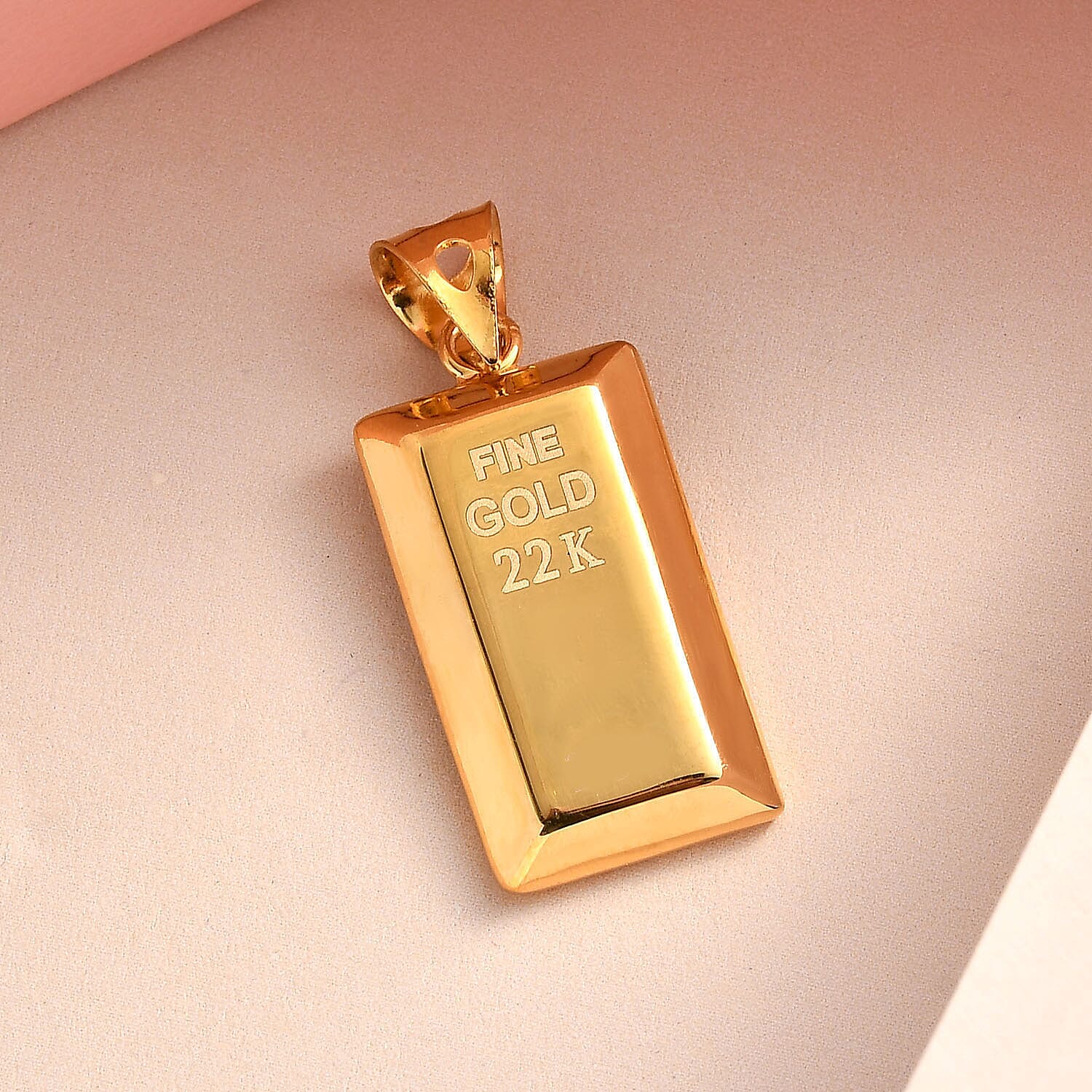 Limited - 22K Yellow Gold Bar Pendant