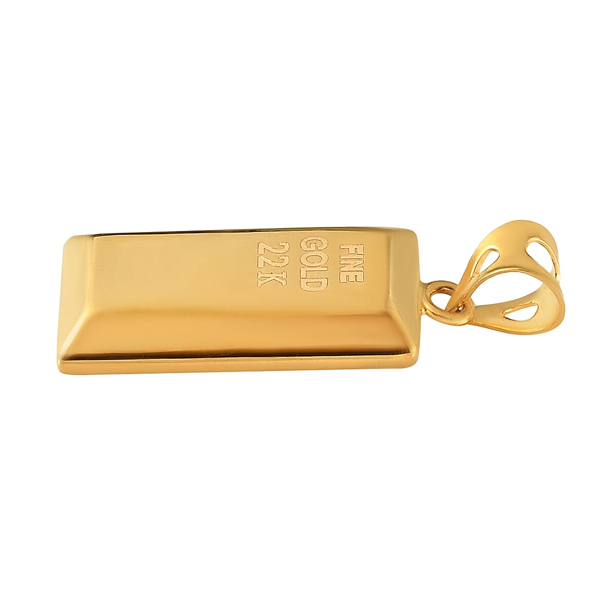 Limited - 22K Yellow Gold Bar Pendant