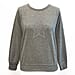 Diamante Star Sweater with Long Sleeves (Size L) - Grey