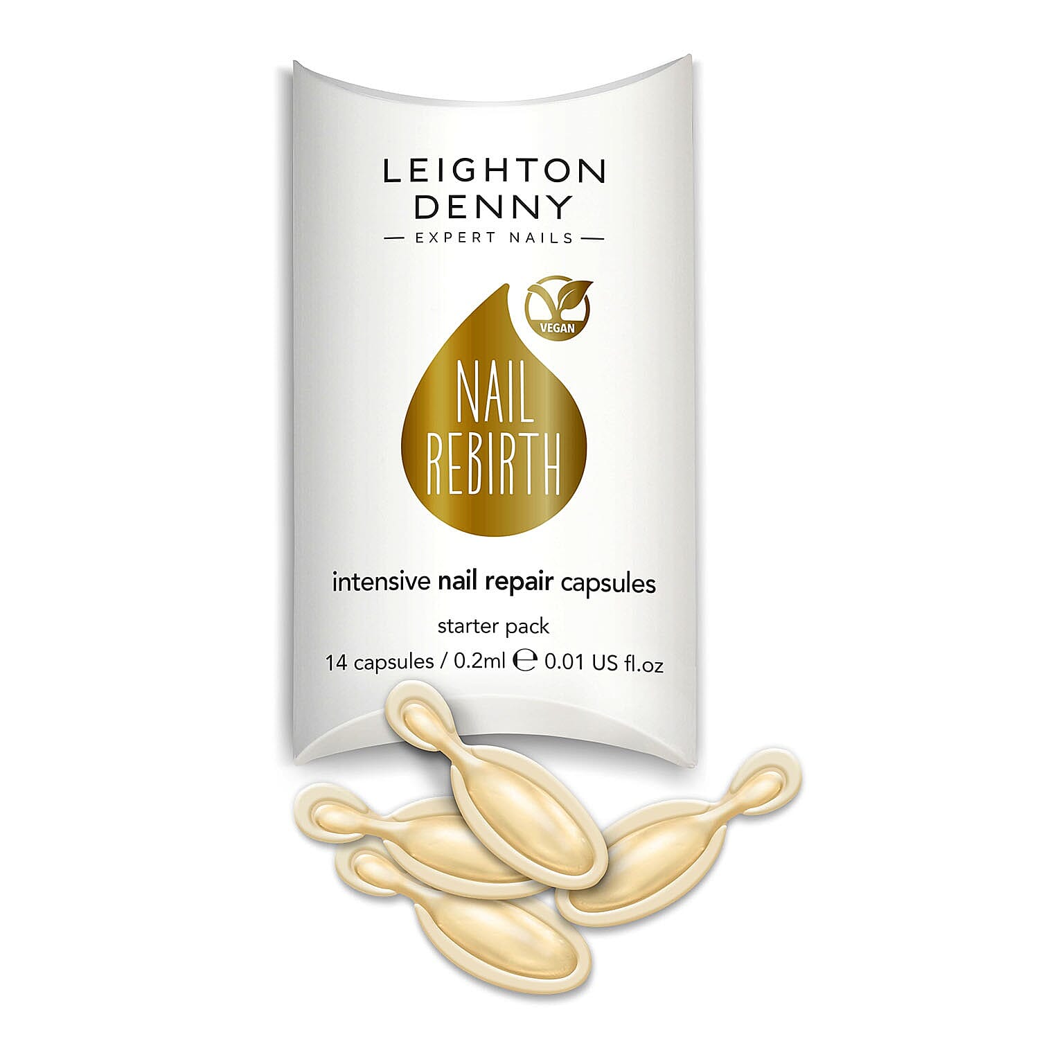 Leighton Denny -Nail Rebirth Intense Nail Repair Capsule X 14