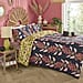 Kate Merritt Tropical Garden Cotton Duvet Cover Sets King - Green & Multi
