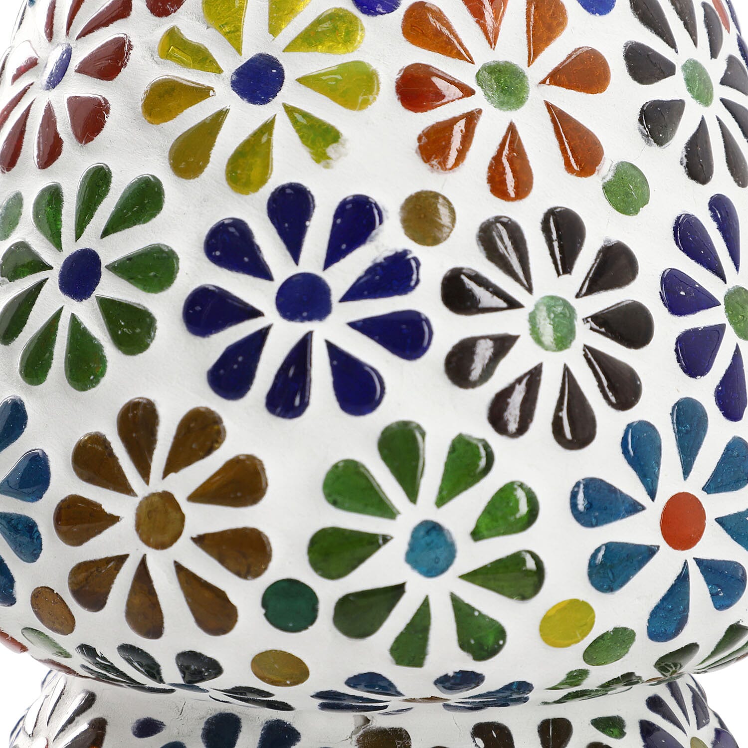 Mosaic Vintage Table Lamp (Size 16x15 cm) - Multi
