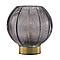 Spherical Glass Table Lamp with Vintage Edison Filament BulbTable Lamp (Size 14x15x1 cm) - Coffee & Gold
