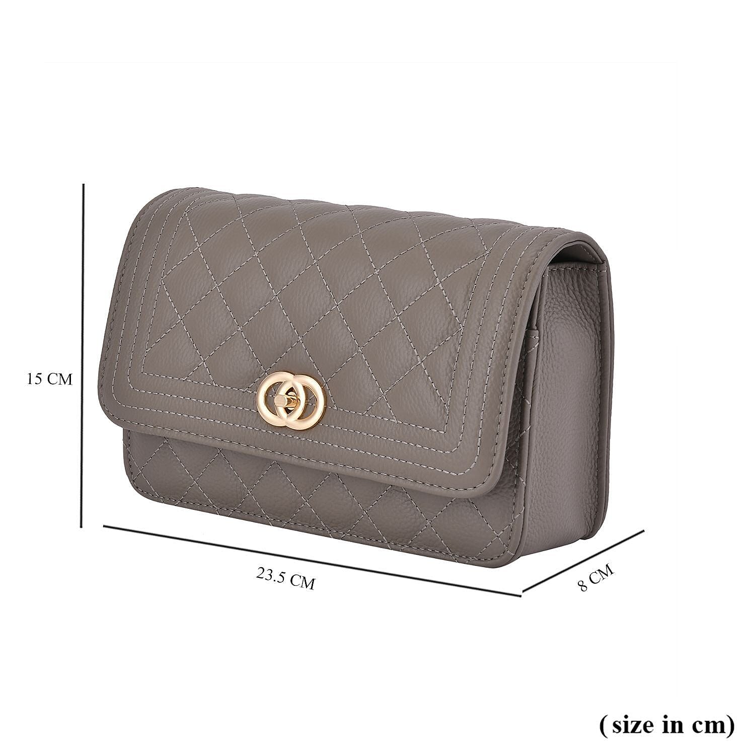 Panther quilted shoulder online bag