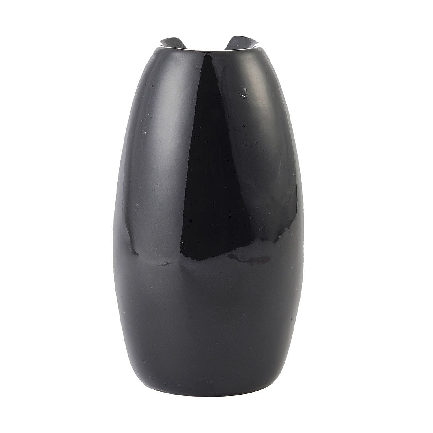 Ceramic Backflow Incense Holder with 120 Incense Cones, 30 sticks, Tweezer and Base - Black