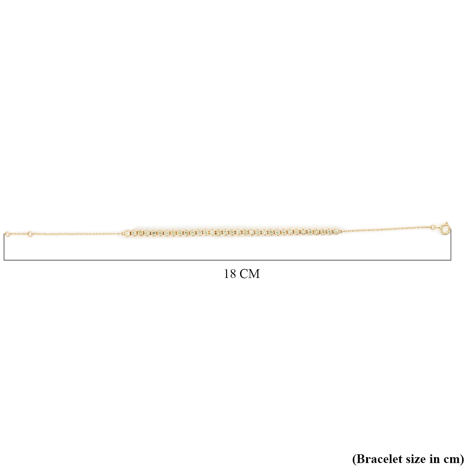 14K Yellow Gold SGL Certified Natural Yellow Diamond (VS2) Bracelet (Size 7.25-2 Inch Ext.) 1.00 Ct.
