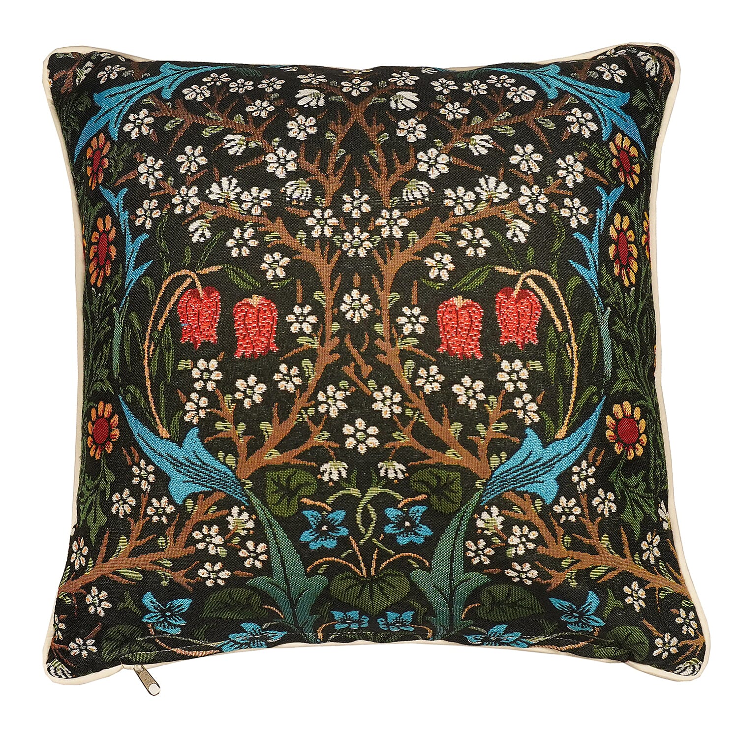 Signare Tapestry Blackthorn Cushion Cover (Size 44 Cm) - Multi